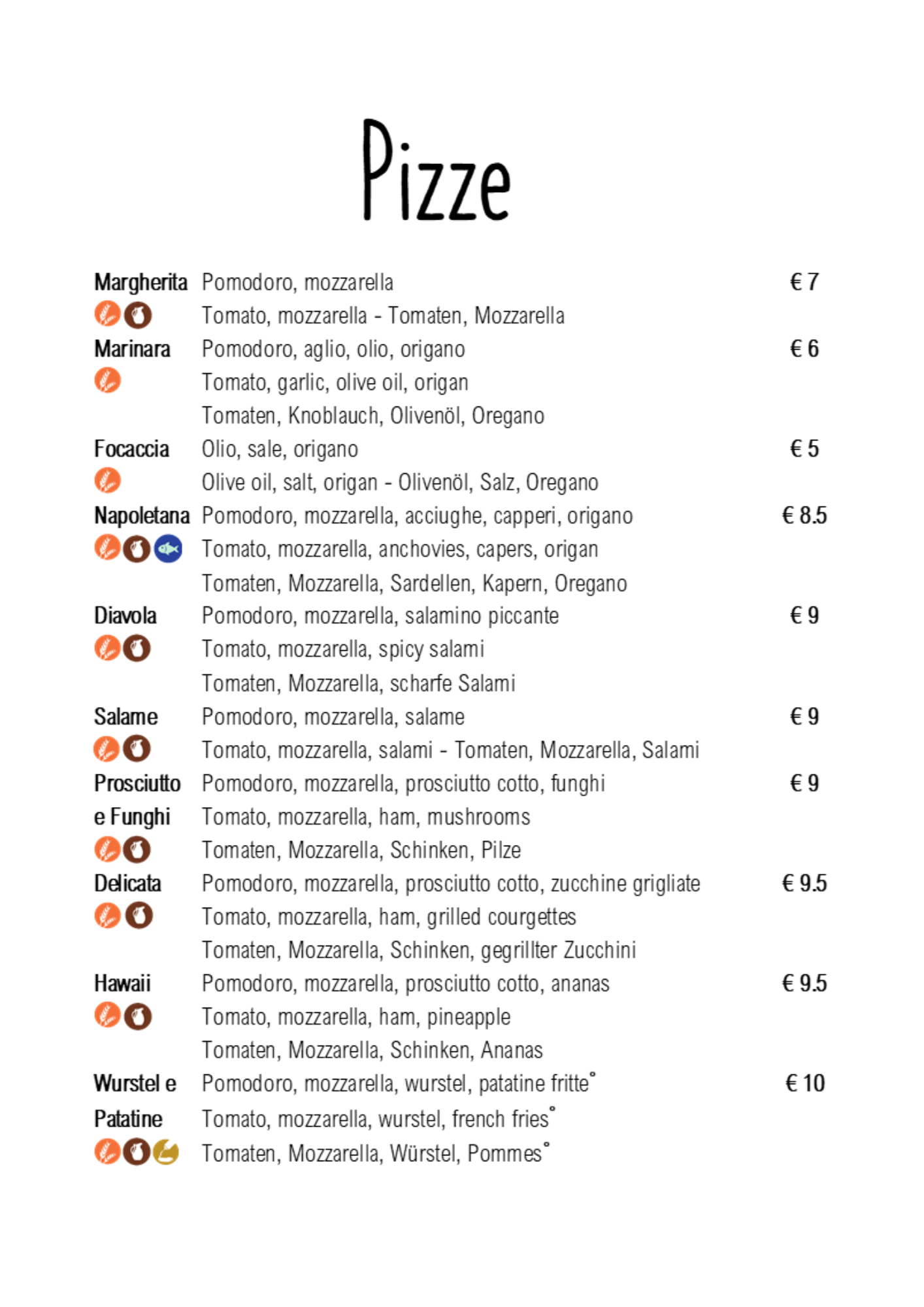 Pizze